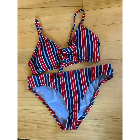 Kona Sol Red/White/Blue Bikini - Picture 1 of 8